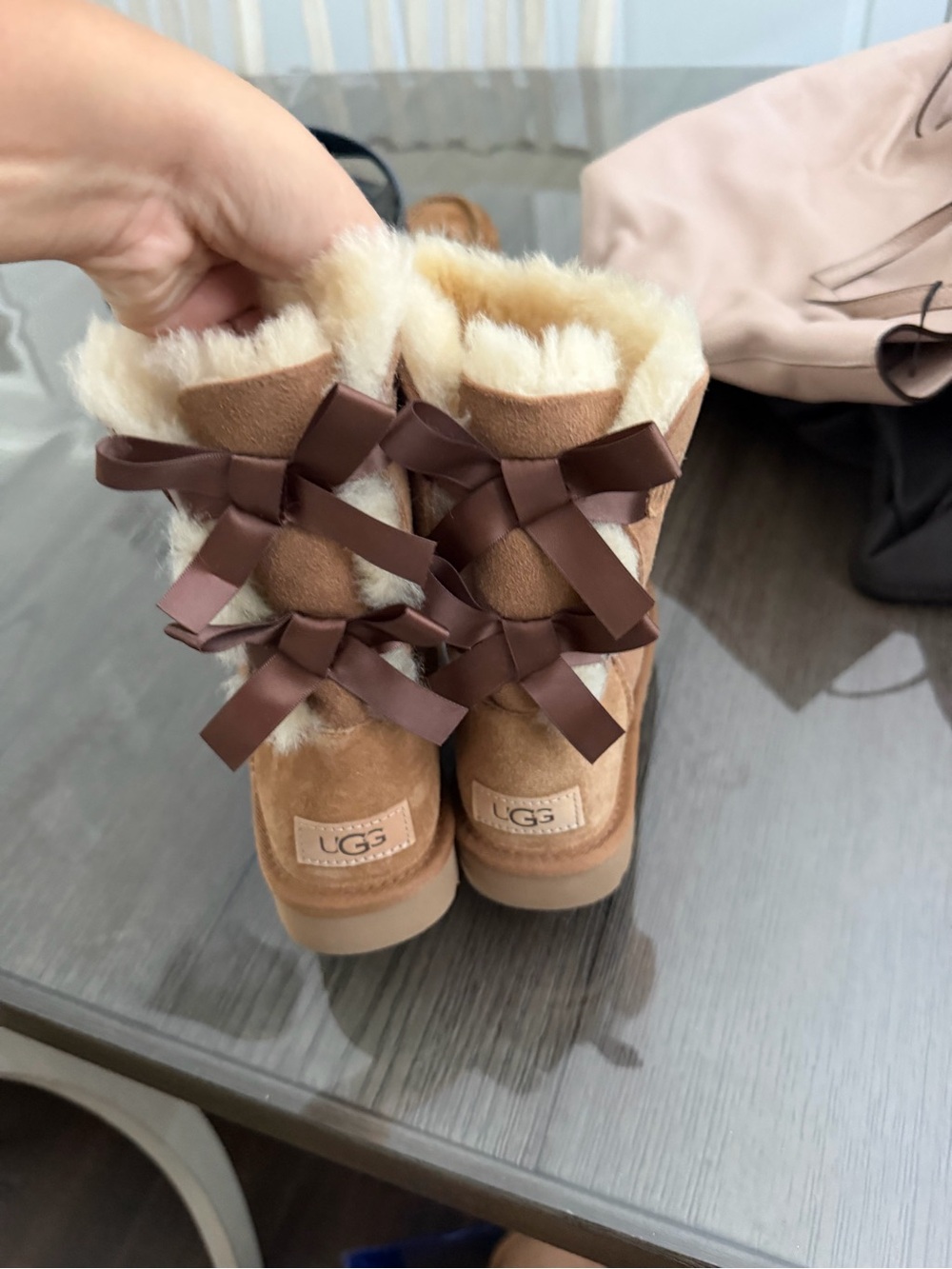 UGG Chestnut Shearling-Lined Boot Interior - Chestnut